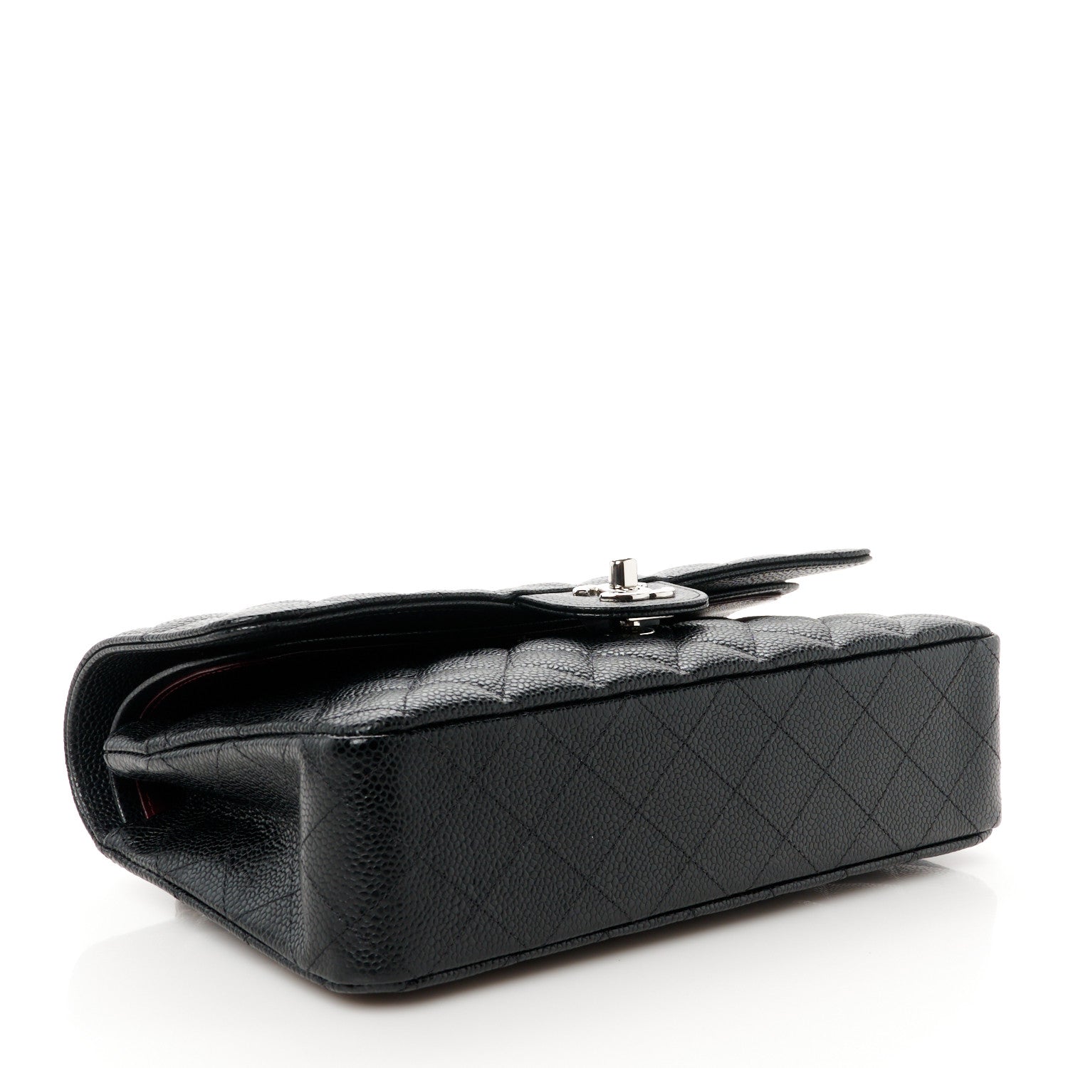 Chanel Caviar Quilted Medium Double Flap Black 4 of 12