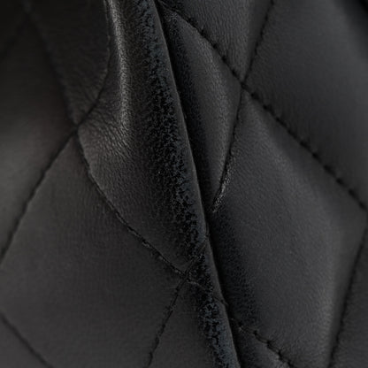 Chanel Lambskin Quilted Jumbo Double Flap Black 16 of 16