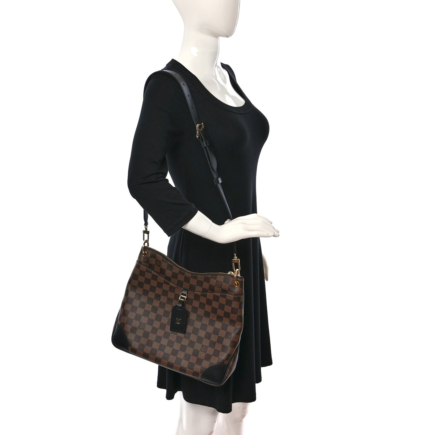 Damier Ebene Odeon MM Black