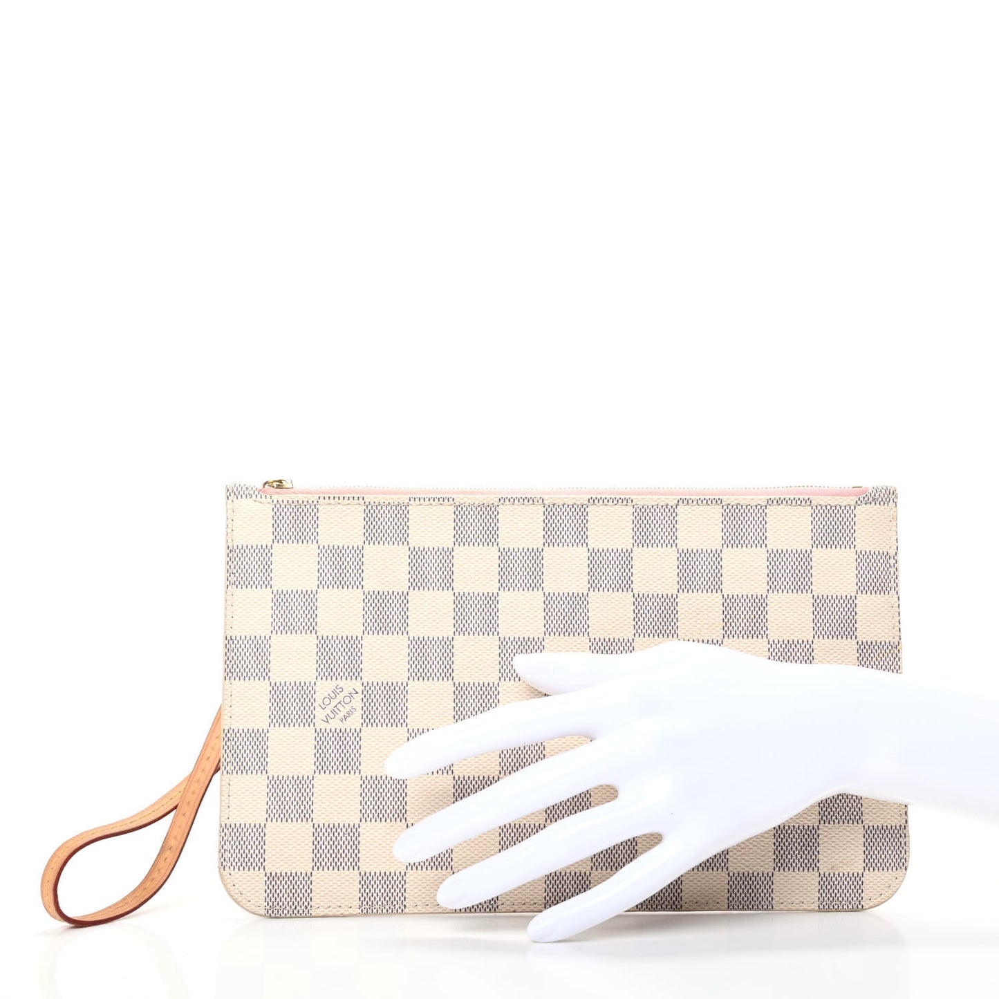 Damier Azur Neverfull MM GM Pochette Rose Ballerine
