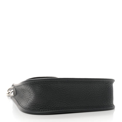 Hermes Taurillon Clemence Evelyne TPM Black 4 of 11