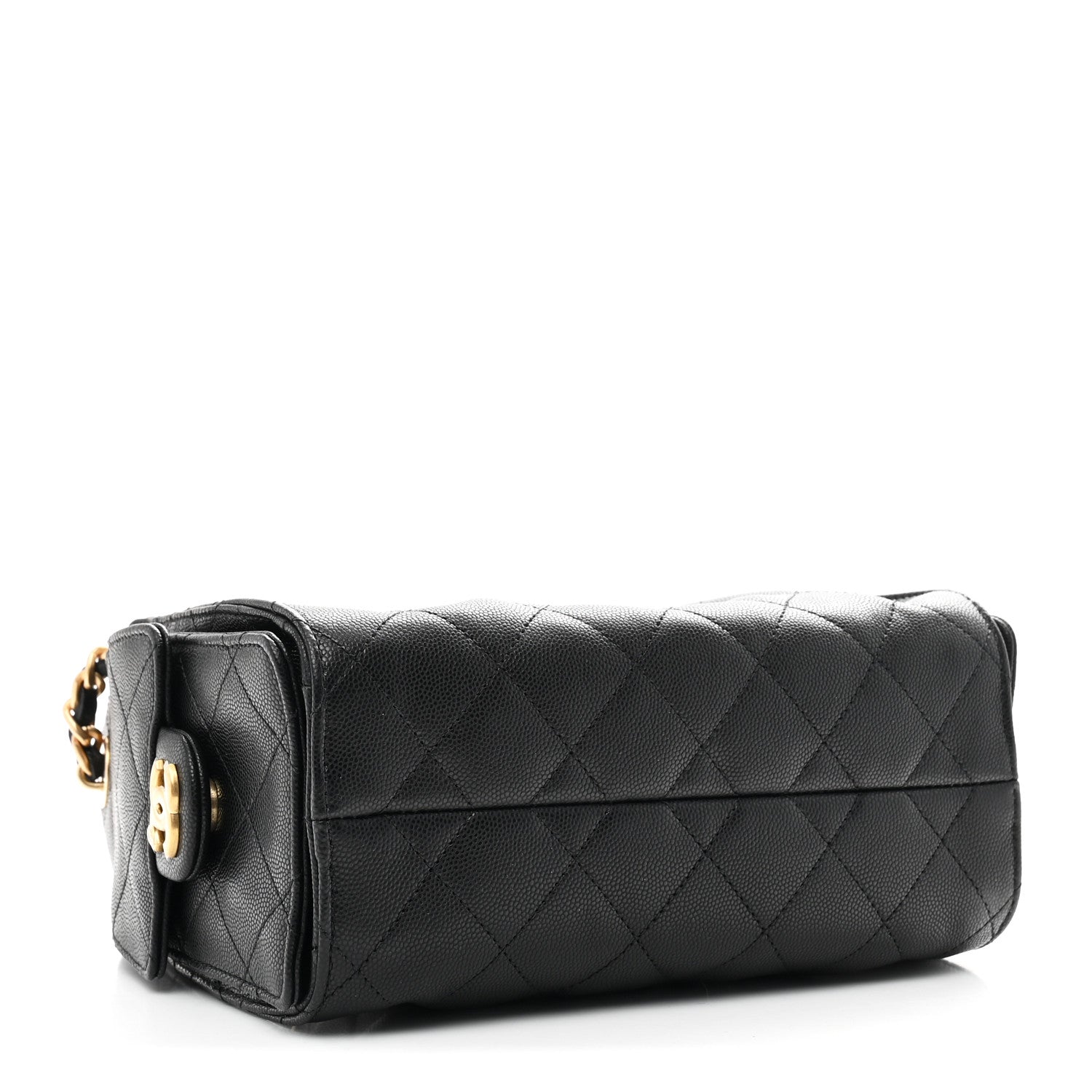 Chanel Caviar Quilted Mini Chanel 25 Handbag Black 4 of 10