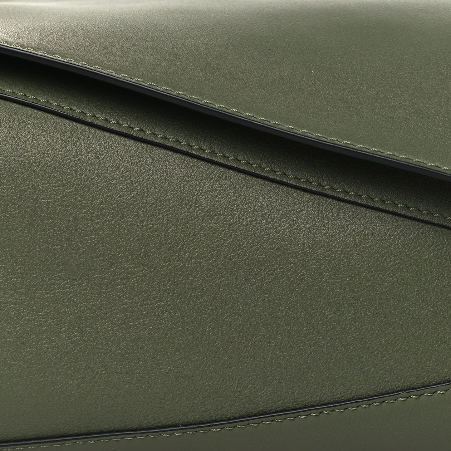 Calfskin Puzzle Hobo Avocado