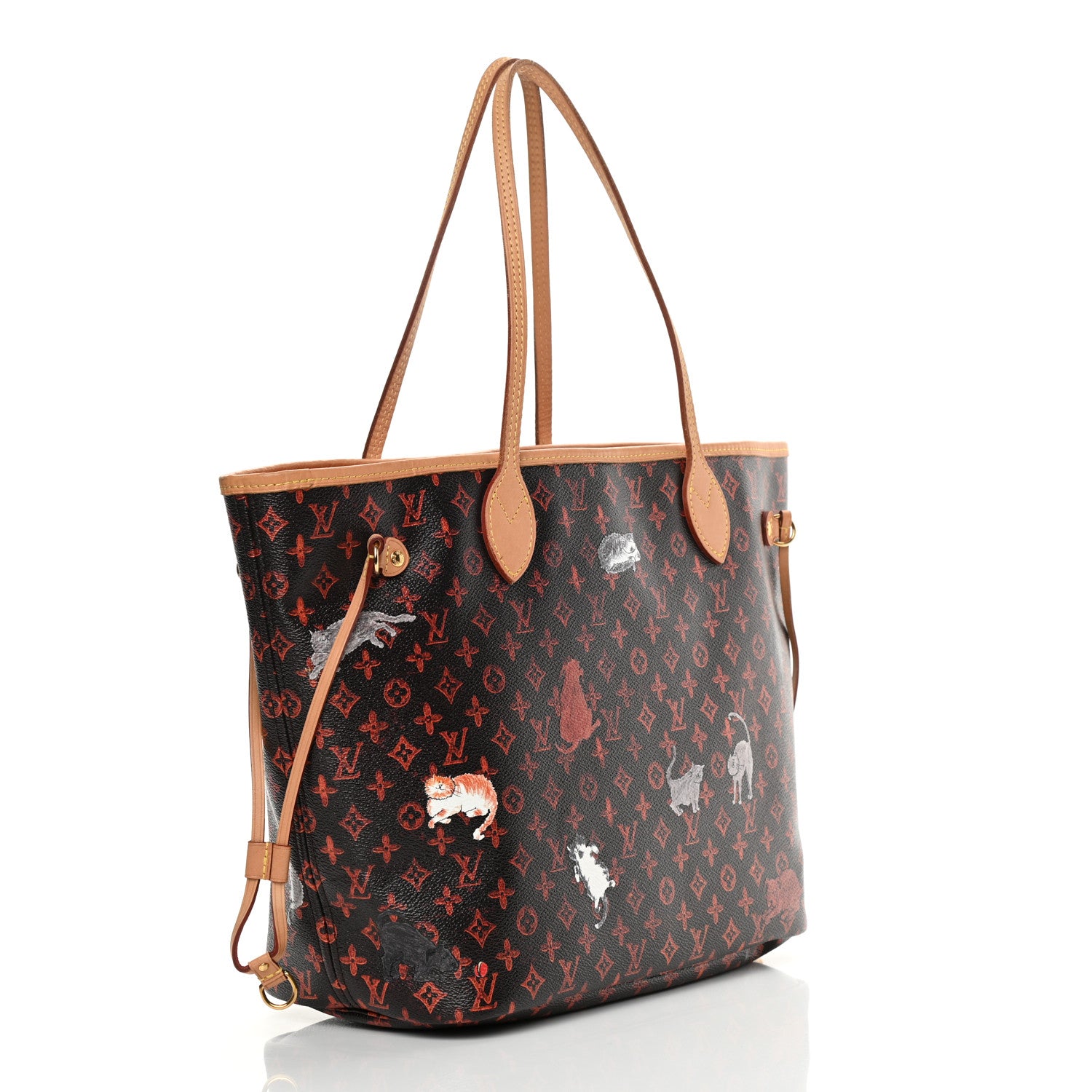 Louis Vuitton Catogram Neverfull MM Marron 4 of 16