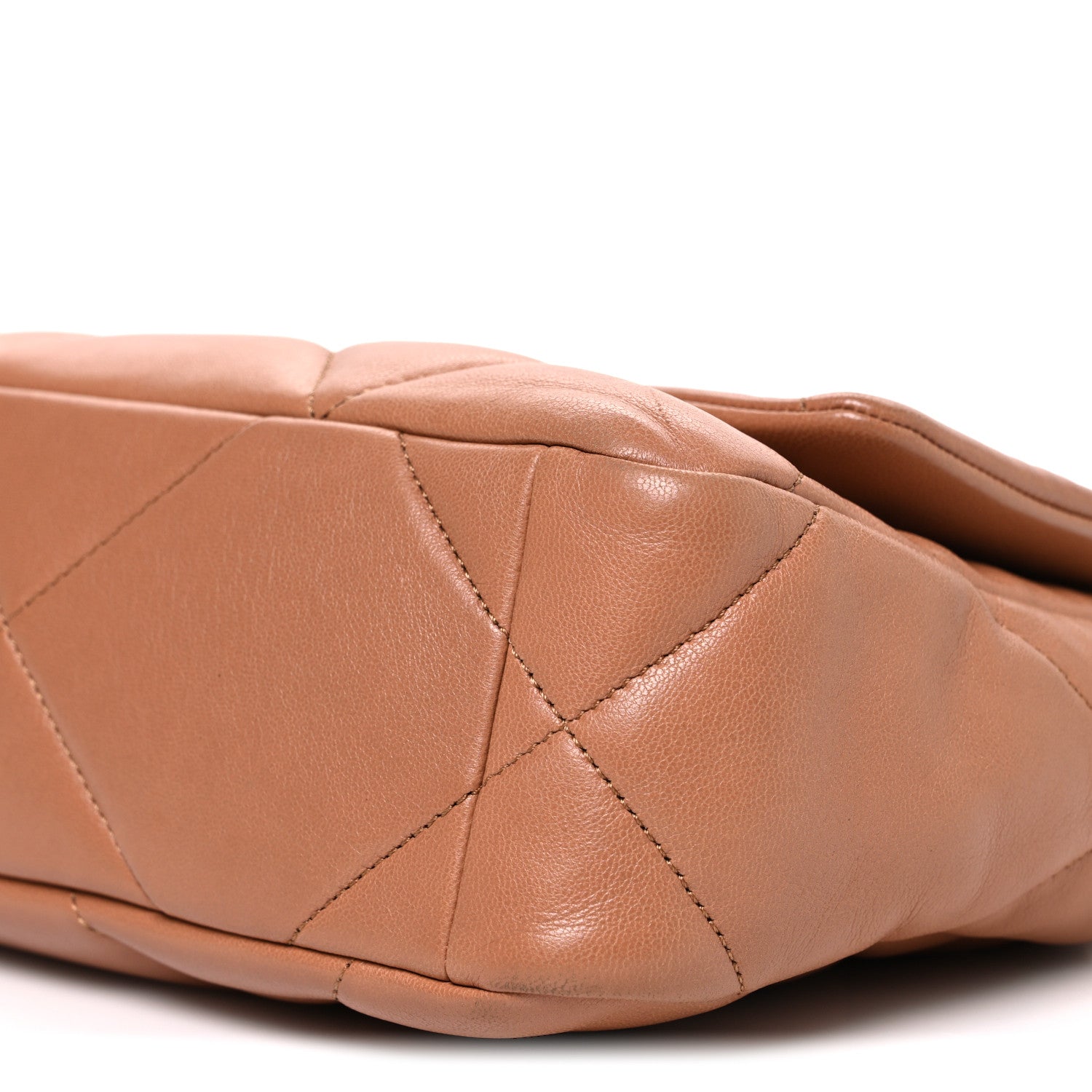 Chanel Lambskin Quilted Medium Chanel 19 Flap Brown 10 of 10
