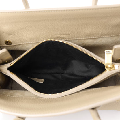 Saint Laurent Grained Calfskin Baby Sac De Jour Souple Dark Beige 5 of 12