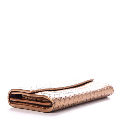 Bottega Veneta Nappa Intrecciato Continental Wallet New Bronze 4 of 8