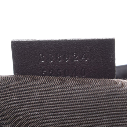 Gucci GG Plus Monogram Medium Flat Messenger Bag Dark Brown 9 of 9
