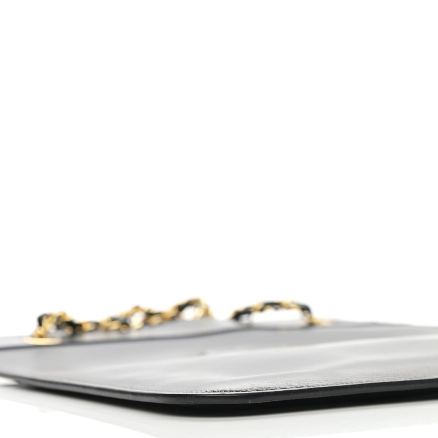 Lambskin CC Flat Tote Black