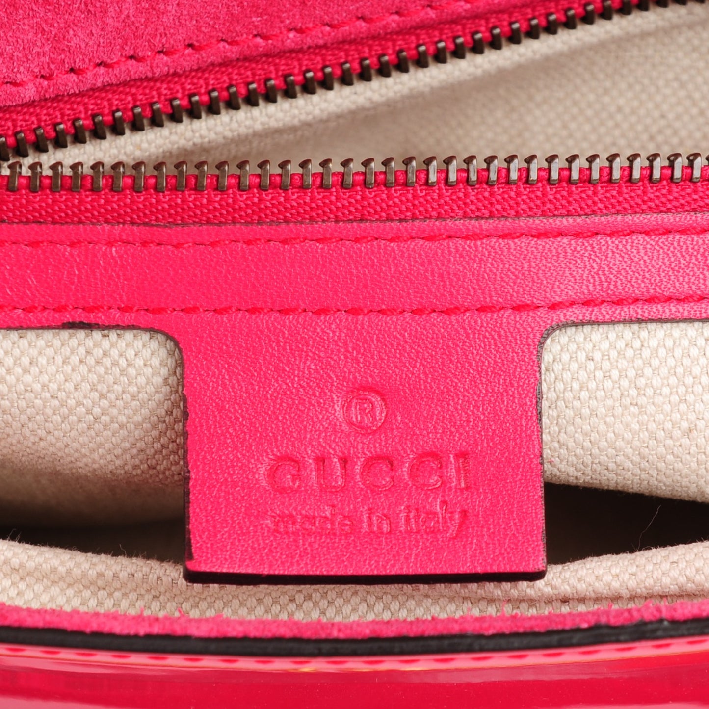 Patent Large Bright Bit Clutch Shocking Pink