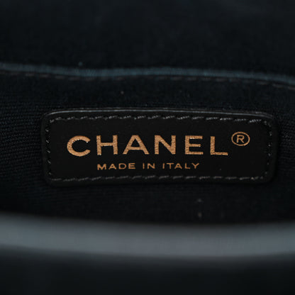 Chanel Glazed Calfskin Quilted Rita Top Handle Flap Blue 7 of 11