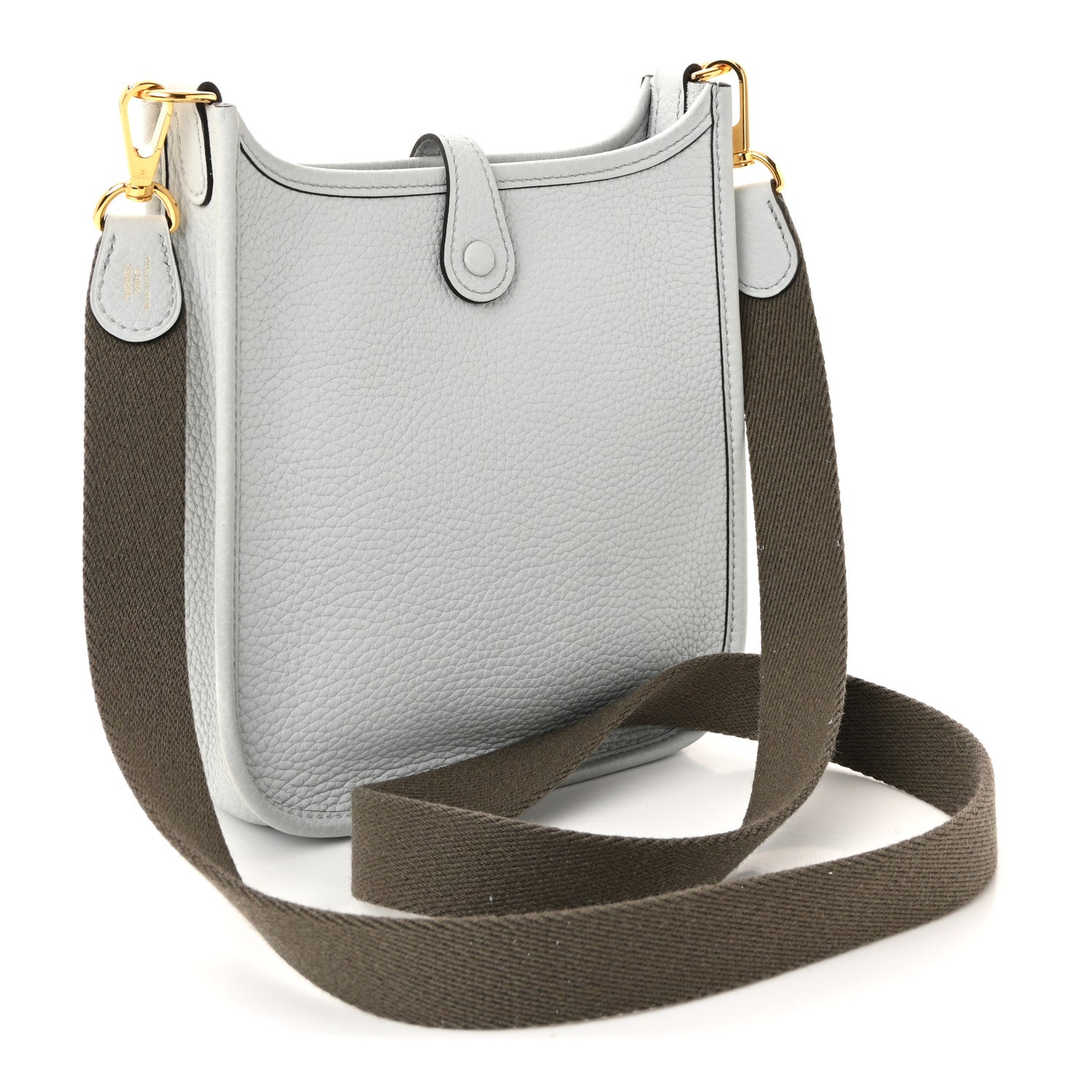 Hermes Taurillon Clemence Amazone Evelyne TPM Gris Perle Etain 3 of 9