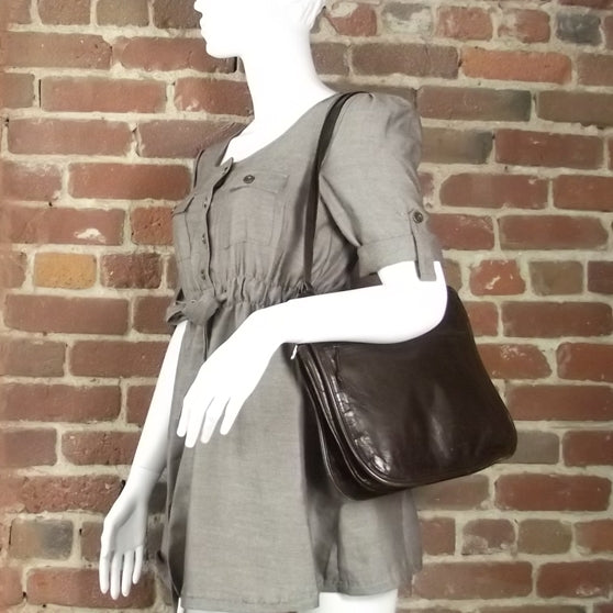 Bottega Veneta Vintage Leather Shoulder Bag Brown 2 of 10