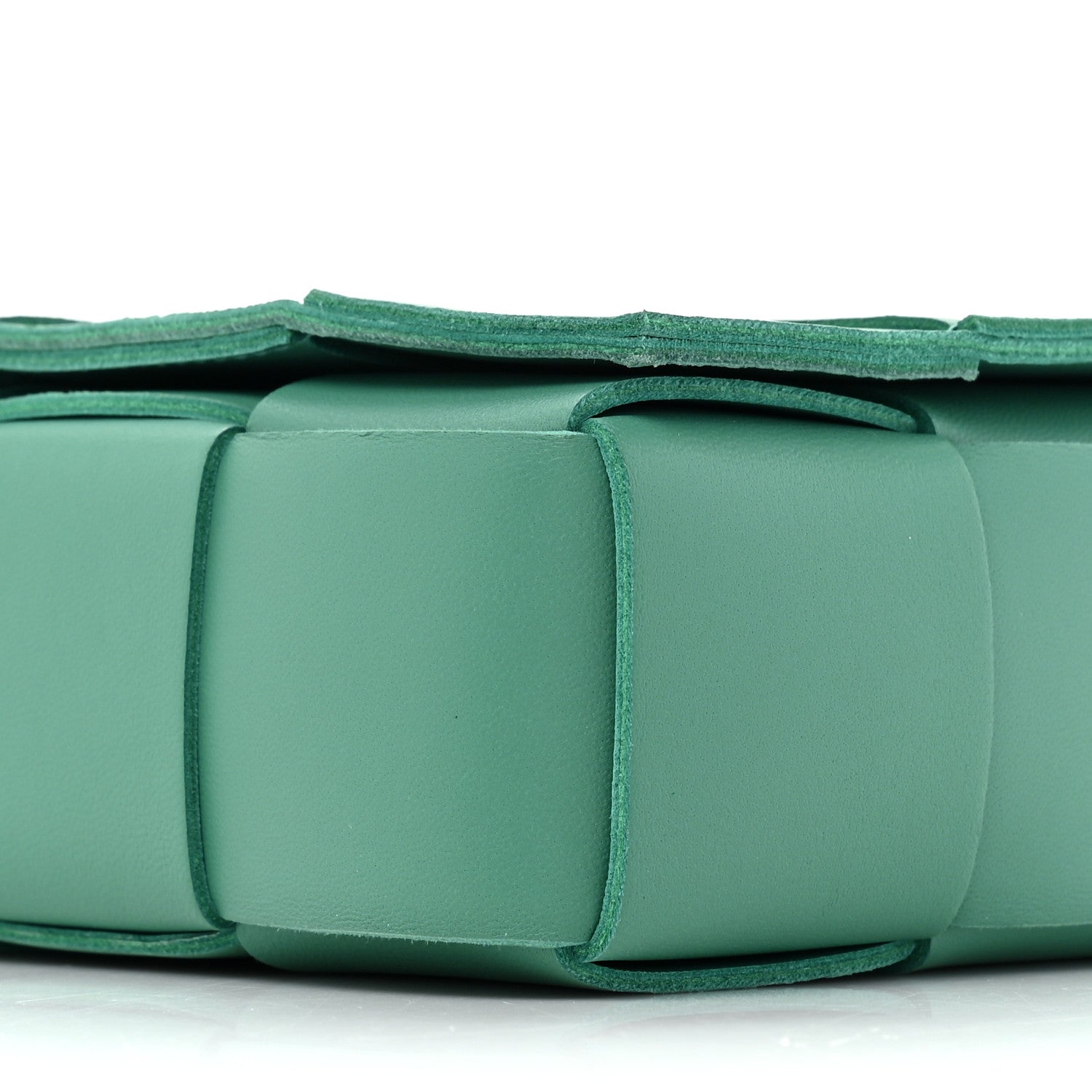 Bottega Veneta Nappa Maxi Intreccio Cassette Bag Mermaid 7 of 8