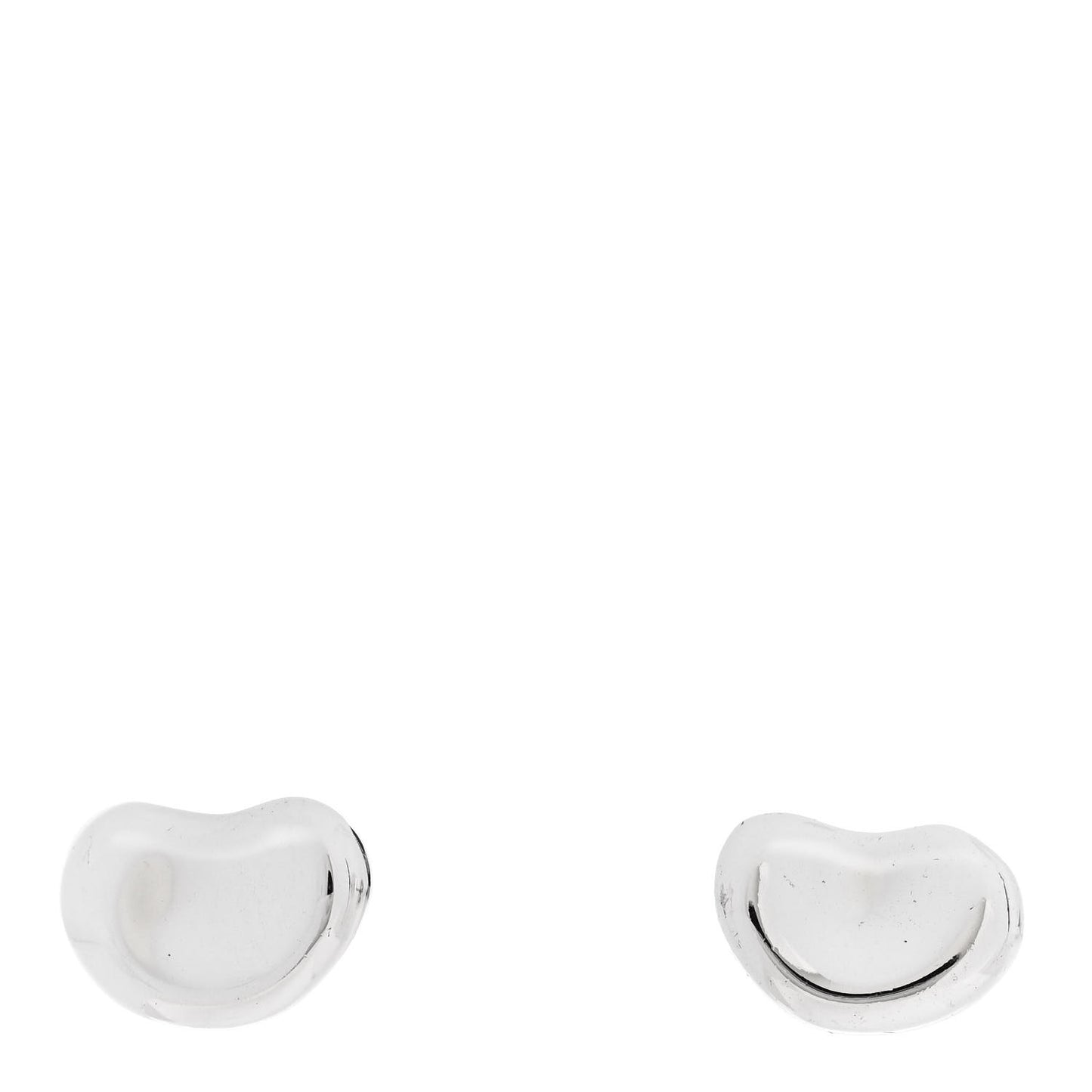 Sterling Silver 11mm Elsa Peretti Bean Earrings
