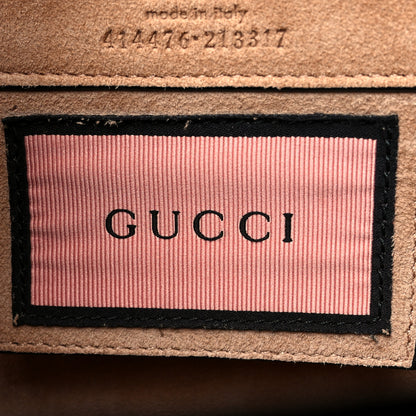 Gucci Calfskin GucciGhost Real Medium XL Tote Black Yellow 7 of 16