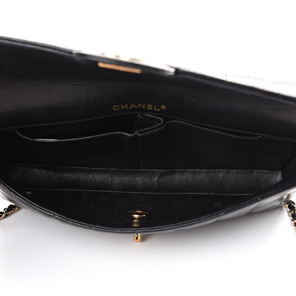 Chanel Lambskin East West Chocolate Bar Flap Black 4 of 19