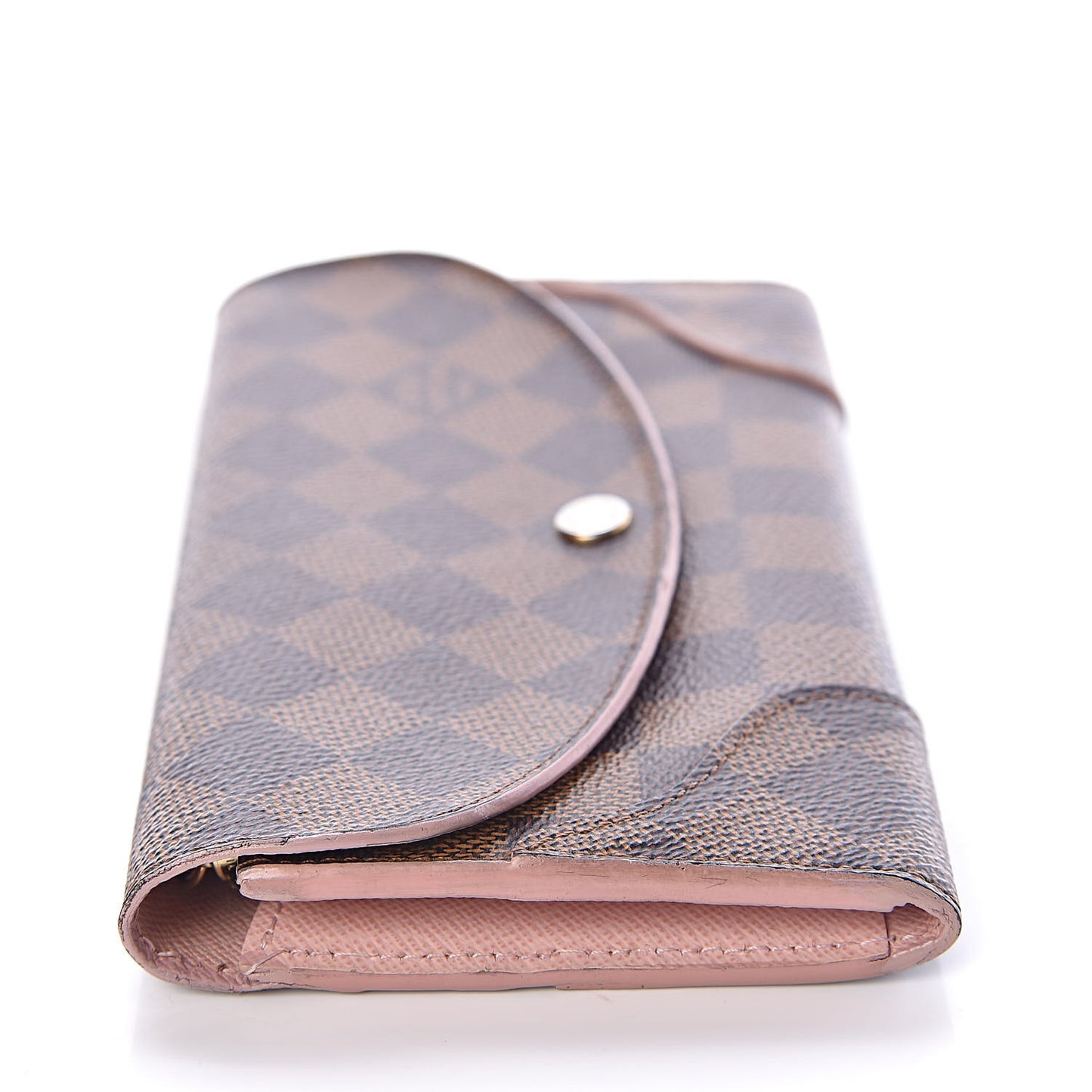 Damier Ebene Caissa Wallet Rose Ballerine
