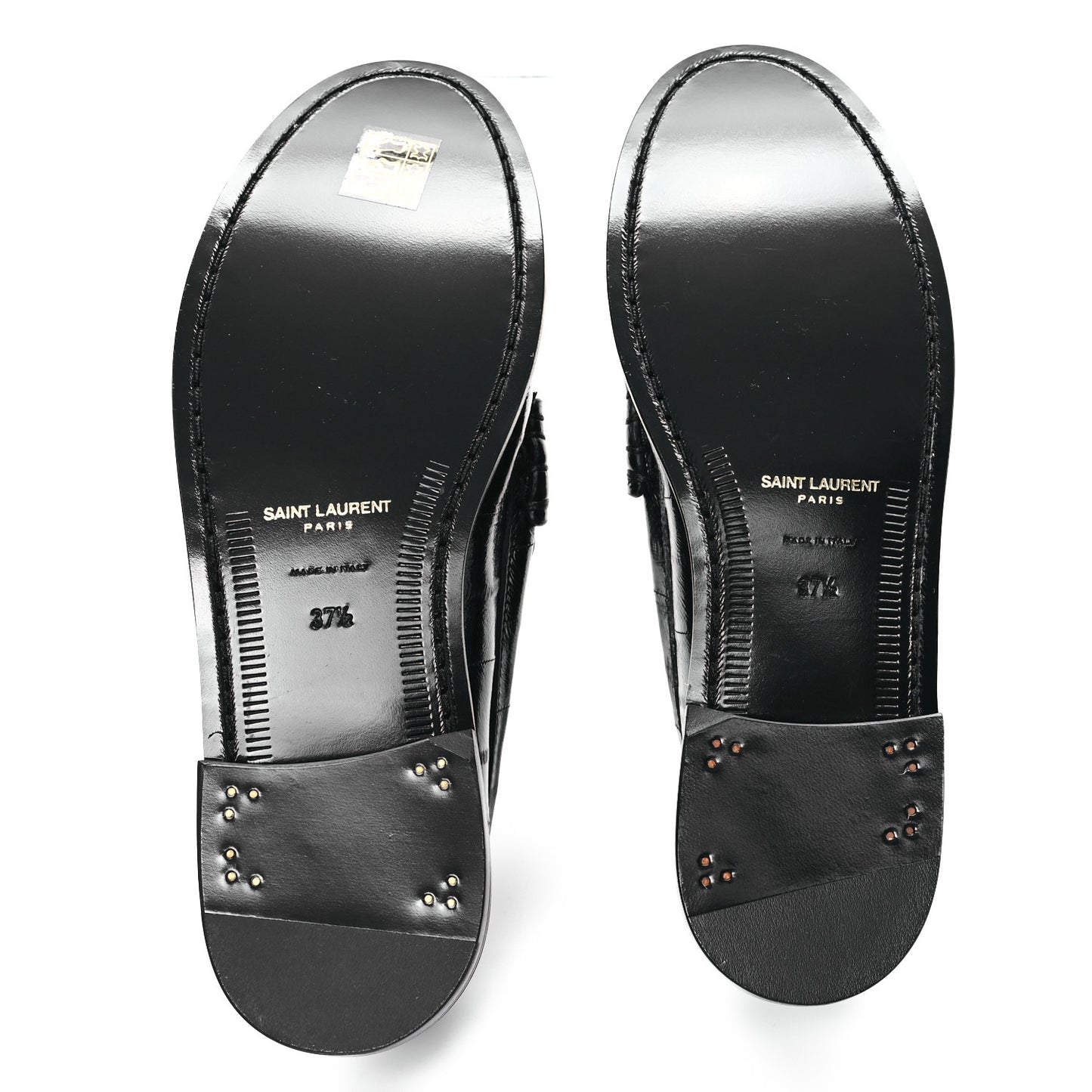Supple Eel Le 15 Loafer Penny Slippers 37.5 Black