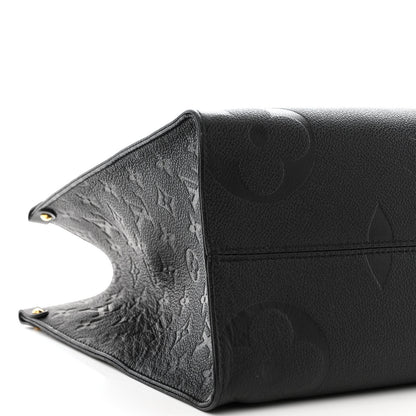 Louis Vuitton Empreinte Monogram Giant Onthego MM Black 9 of 11