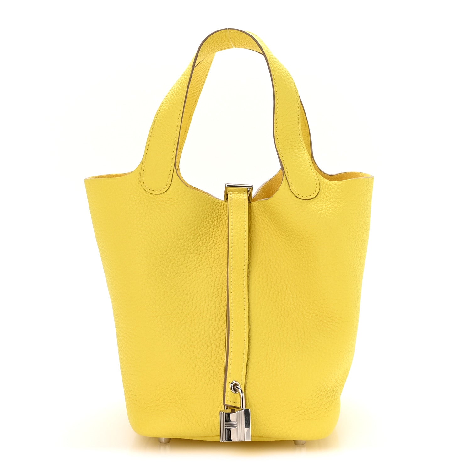 Hermes Taurillon Clemence Picotin Lock 18 PM Lime 1 of 12