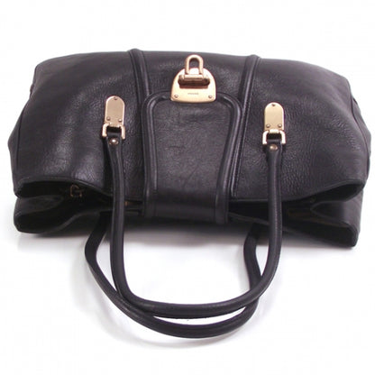 Gucci Leather Large Flap Tote Black 6 of 11