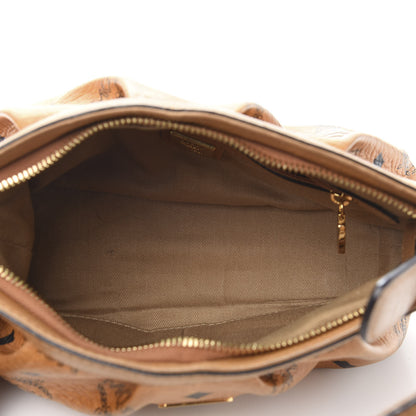 MCM Visetos Baguette Bag Cognac 6 of 12