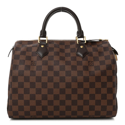 Louis Vuitton Damier Ebene Speedy 30 1 of 10