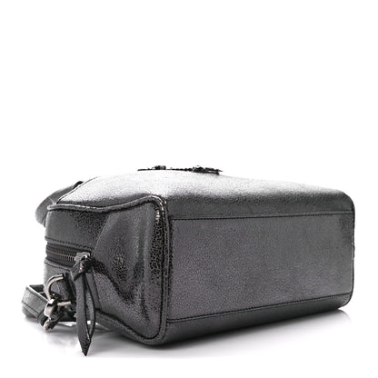 Versace Metallic Calfksin Virtus Small Bowling Bag Grey 4 of 11