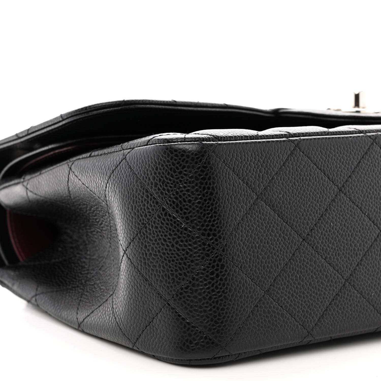 Chanel Caviar Quilted Jumbo Double Flap Black 9 of 12
