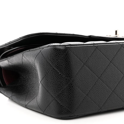 Chanel Caviar Quilted Jumbo Double Flap Black 9 of 12