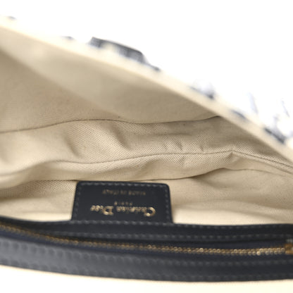 Christian Dior Oblique Saddle Bag Blue 5 of 11