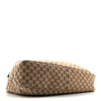 Gucci Monogram Large Horsebit Chain Hobo Dark Brown 3 of 14