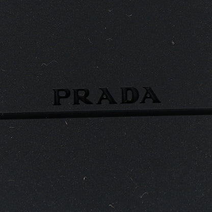 Prada Metallic Nappa Logo Quilted 10mm Slide Sandals 38.5 Pirite 7 of 7