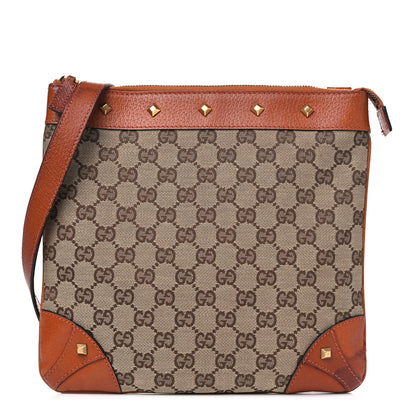 Gucci Monogram Studded Messenger Orange 1 of 14