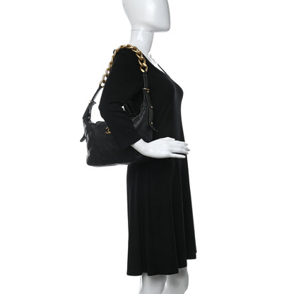 Chanel Calfskin Quilted Large Daily Hobo Black 2 of 12