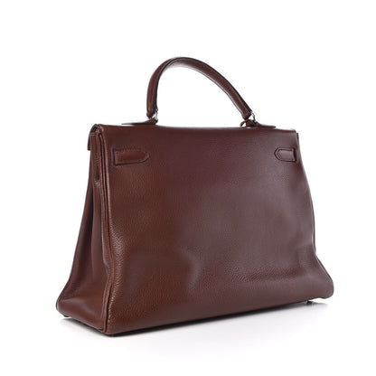Hermes Evergrain Kelly Retourne 35 Havane 4 of 68