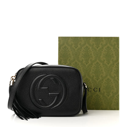 Gucci Pebbled Calfskin Small Soho Disco Bag Black 10 of 10
