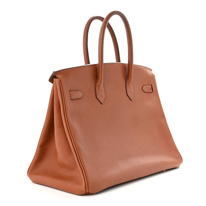 Hermes Buffle Skipper Birkin 35 Marron Glace 3 of 14