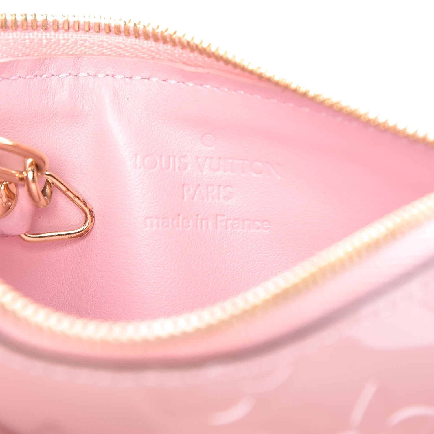 Louis Vuitton Vernis Key Pouch Rose Ballerine 6 of 7
