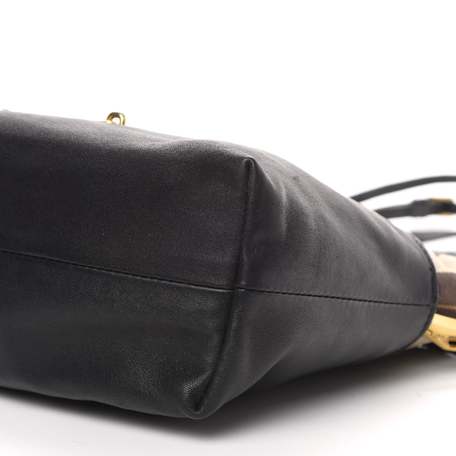 Burberry Calfskin House Check Little Crush Black 9 of 17