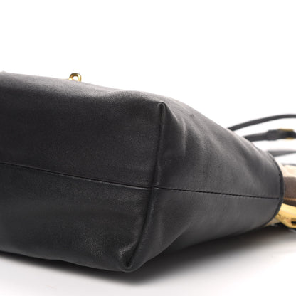Burberry Calfskin House Check Little Crush Black 9 of 17