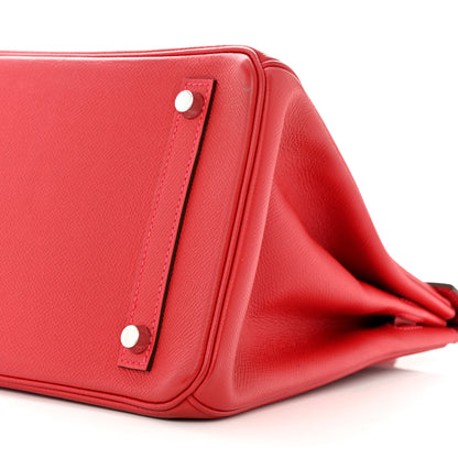 Hermes Epsom Birkin 30 Rouge Casaque 10 of 12