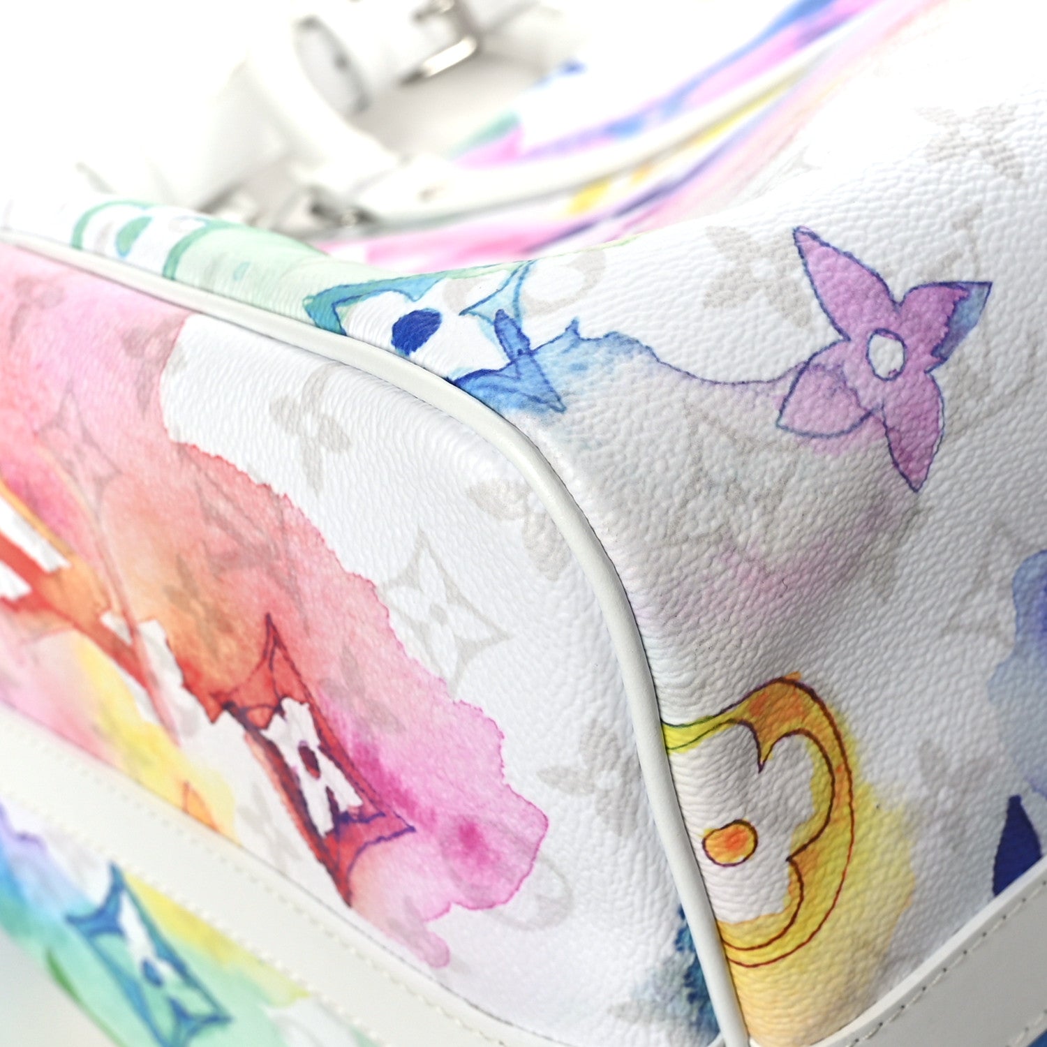 Louis Vuitton Monogram Watercolor Keepall Bandouliere 50 Multicolor 8 of 9