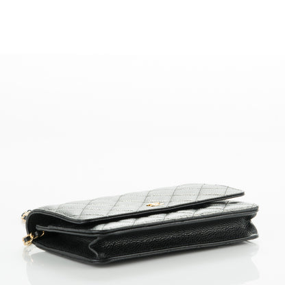 Chanel Caviar Quilted Wallet On Chain WOC Black 4 of 8