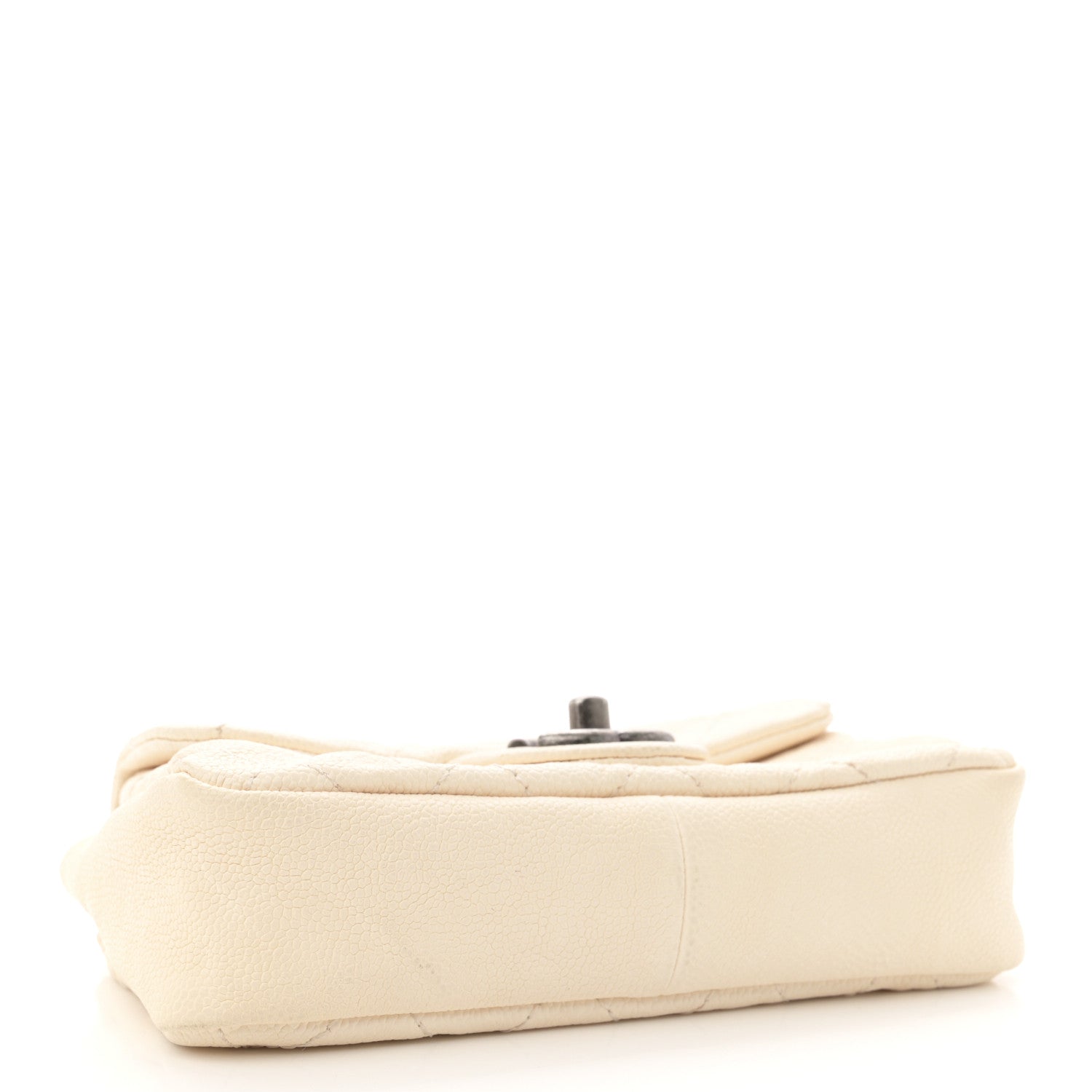 Chanel Caviar Quilted Mini Simply CC Flap White 4 of 19