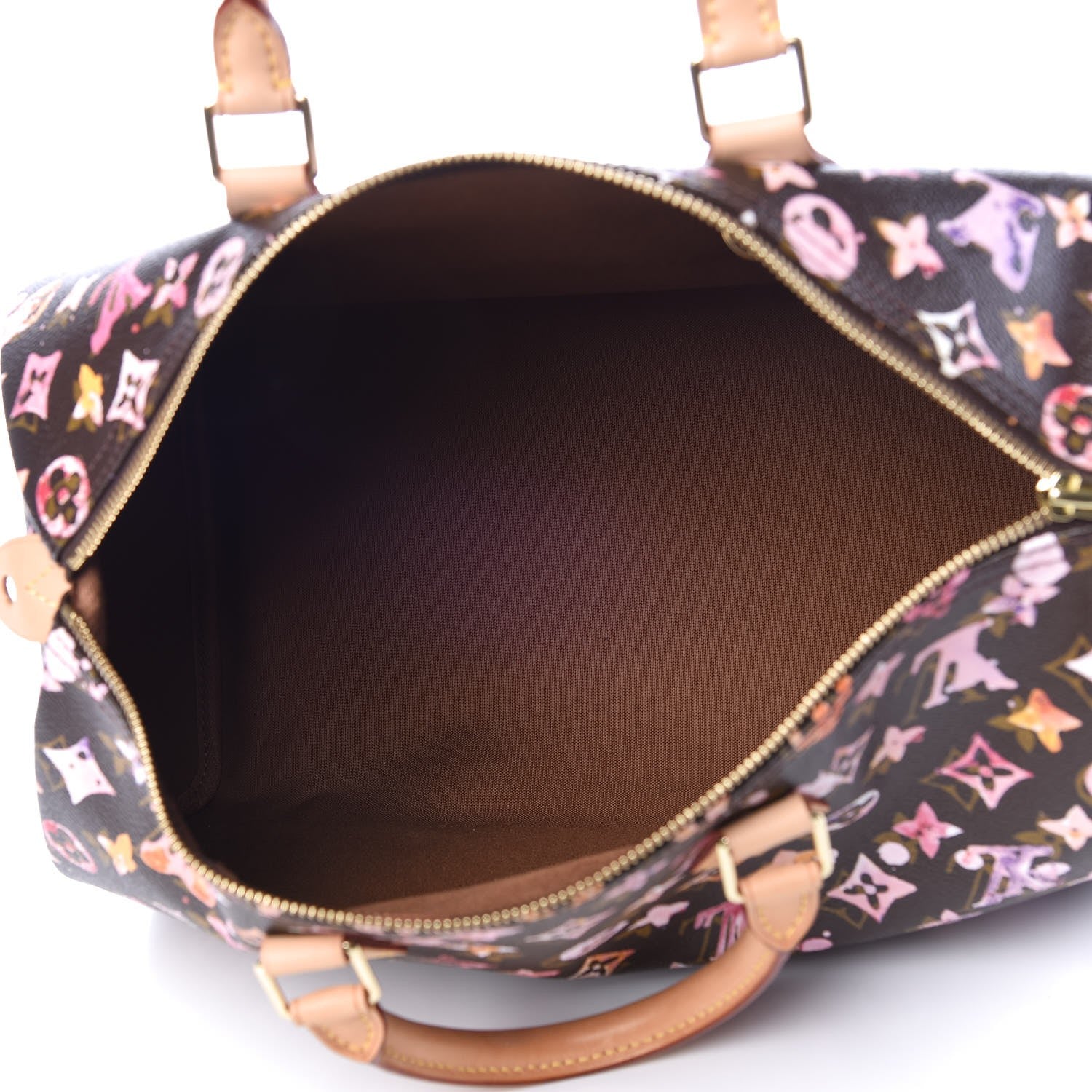 Louis Vuitton Watercolor Aquarelle Speedy 35 Brown 5 of 7