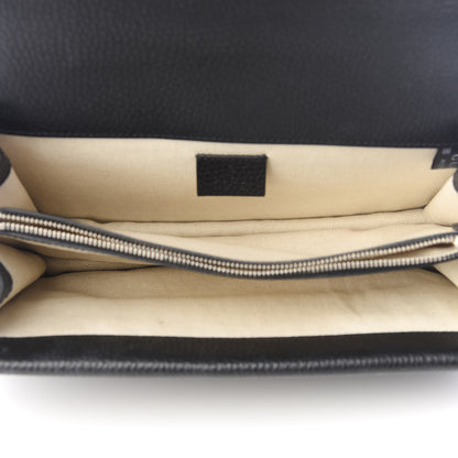 Gucci Pebbled Calfskin Small Dionysus Shoulder Bag Black 4 of 9