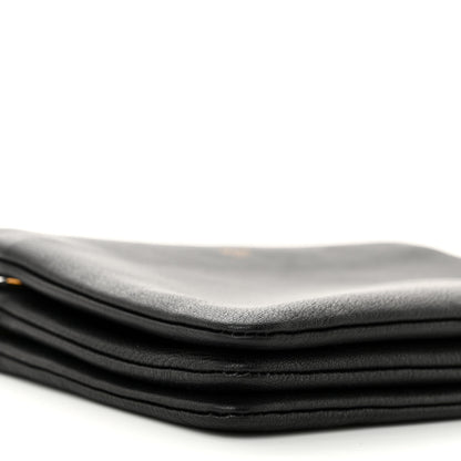 Celine Lambskin Small Trio Crossbody Bag Black 8 of 9