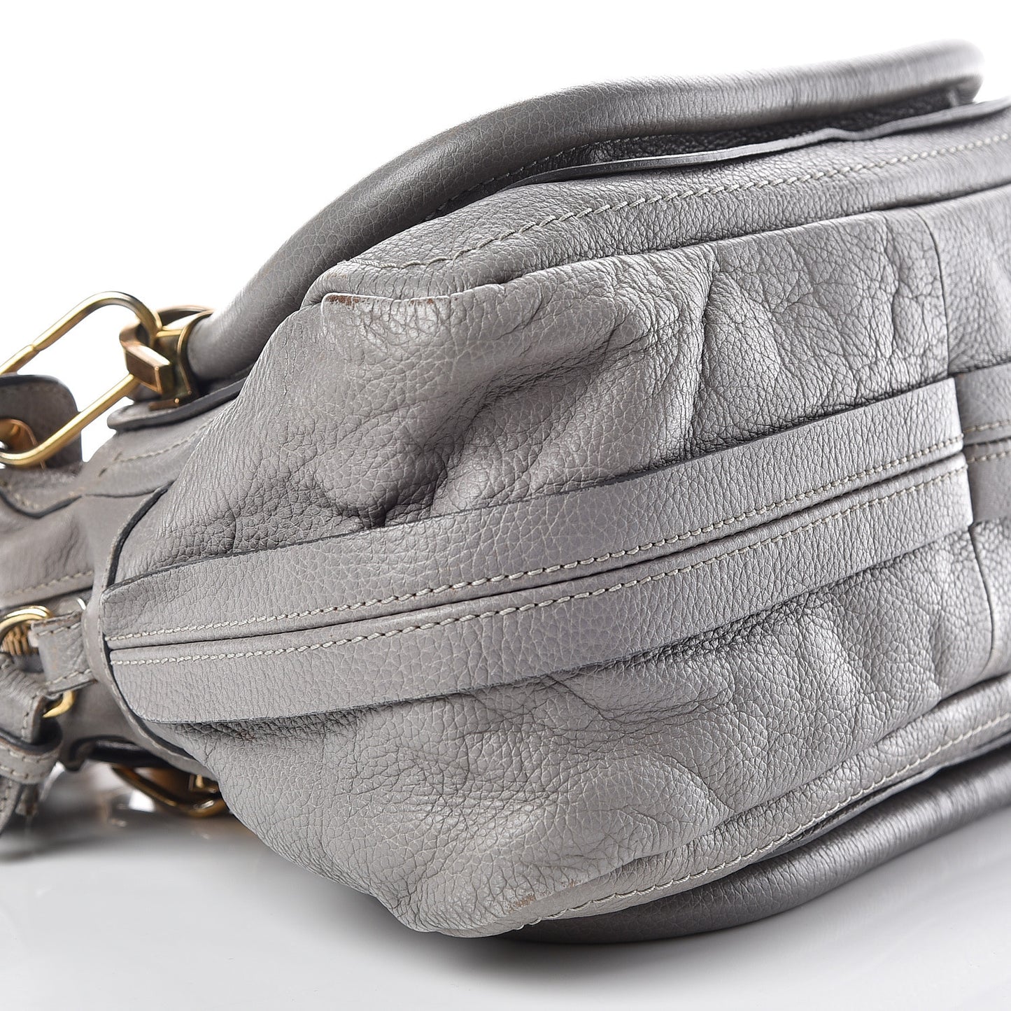 Calfskin Small Paraty Cashmere Grey